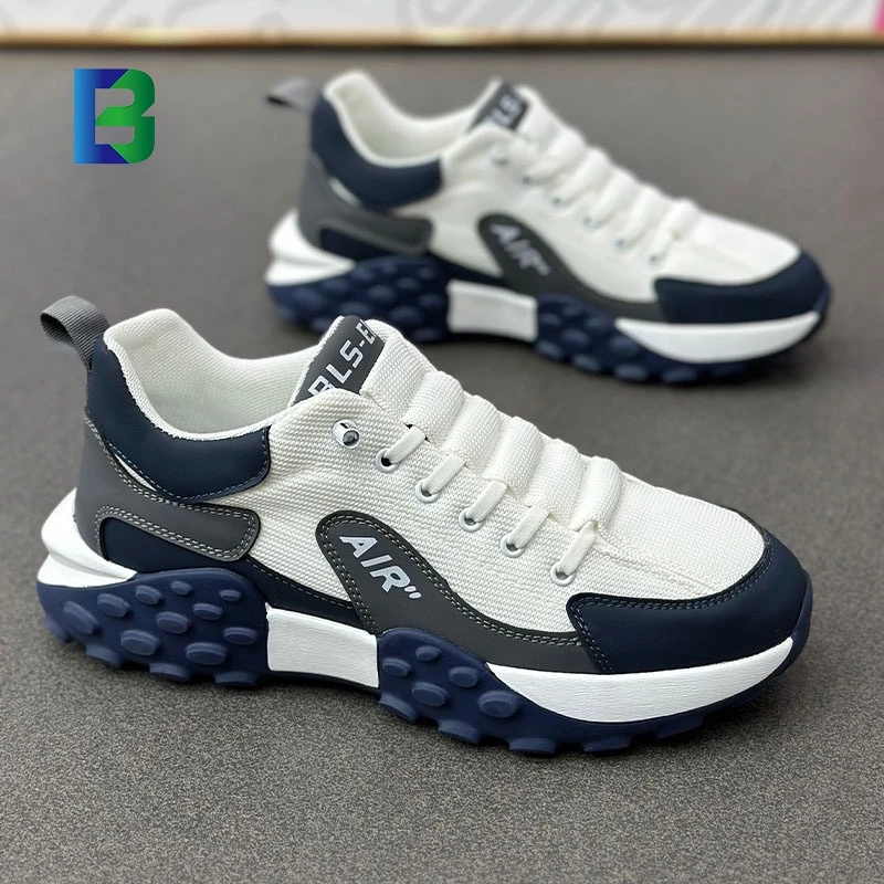 Barchon 2024 designer fashion mesh shoes Customize myself logo Men chunky casual walk style shoes
