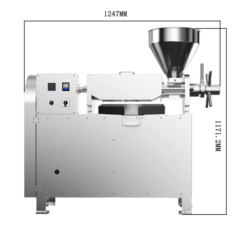 GOOPIKK Large Capacity Cooking Oil Maker Oil Pumping Machine for Peanut Soybean Rapeseed Automatically Process Oil Press Machine
