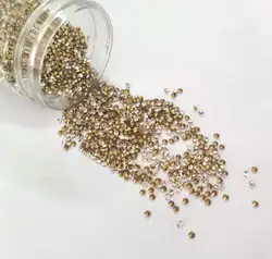 Wholesale SS10 Best quality gold foiled point back MC crystal chaton rhinestones