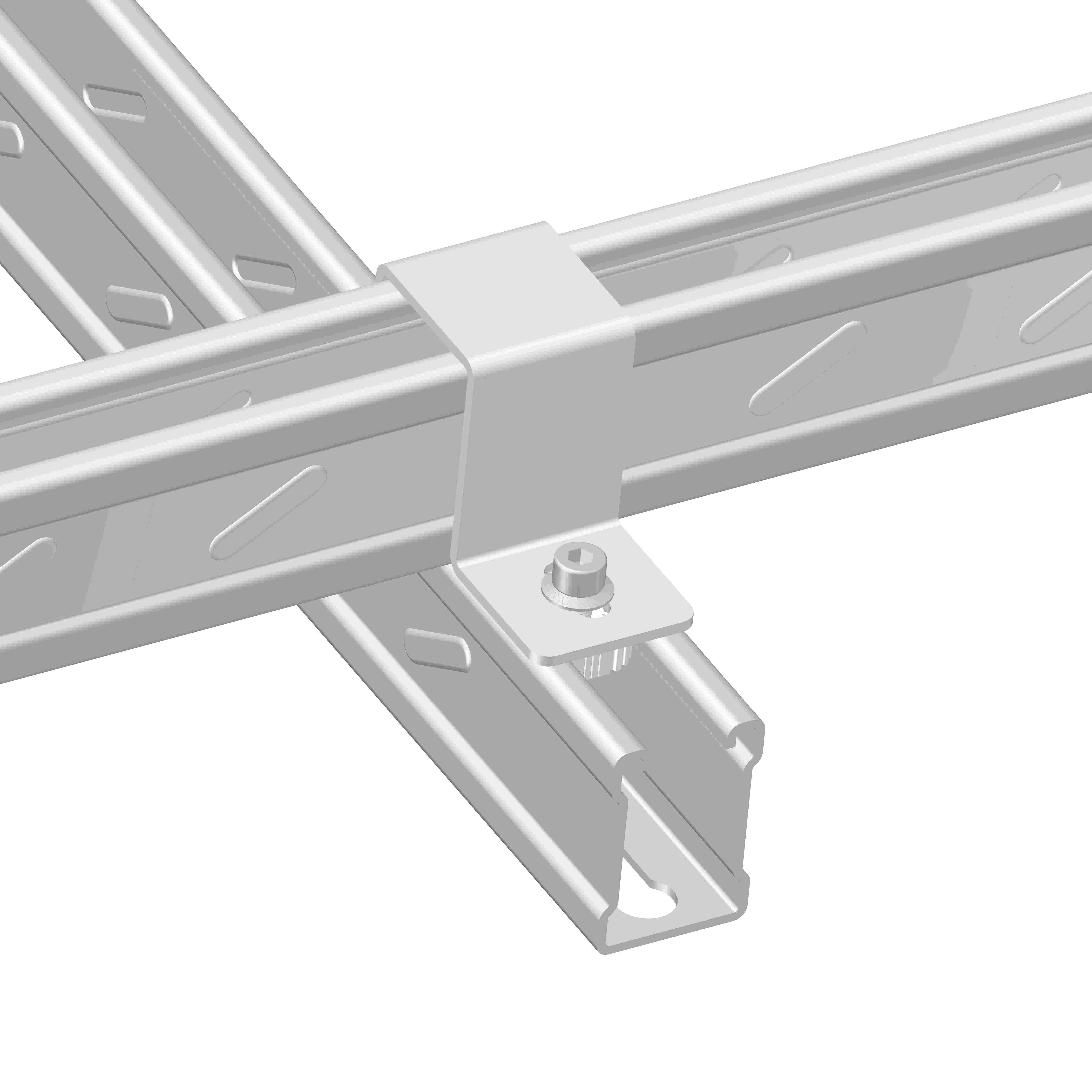 Hot dipped galvanized Steel Q235 C channel shape solar ground mounting