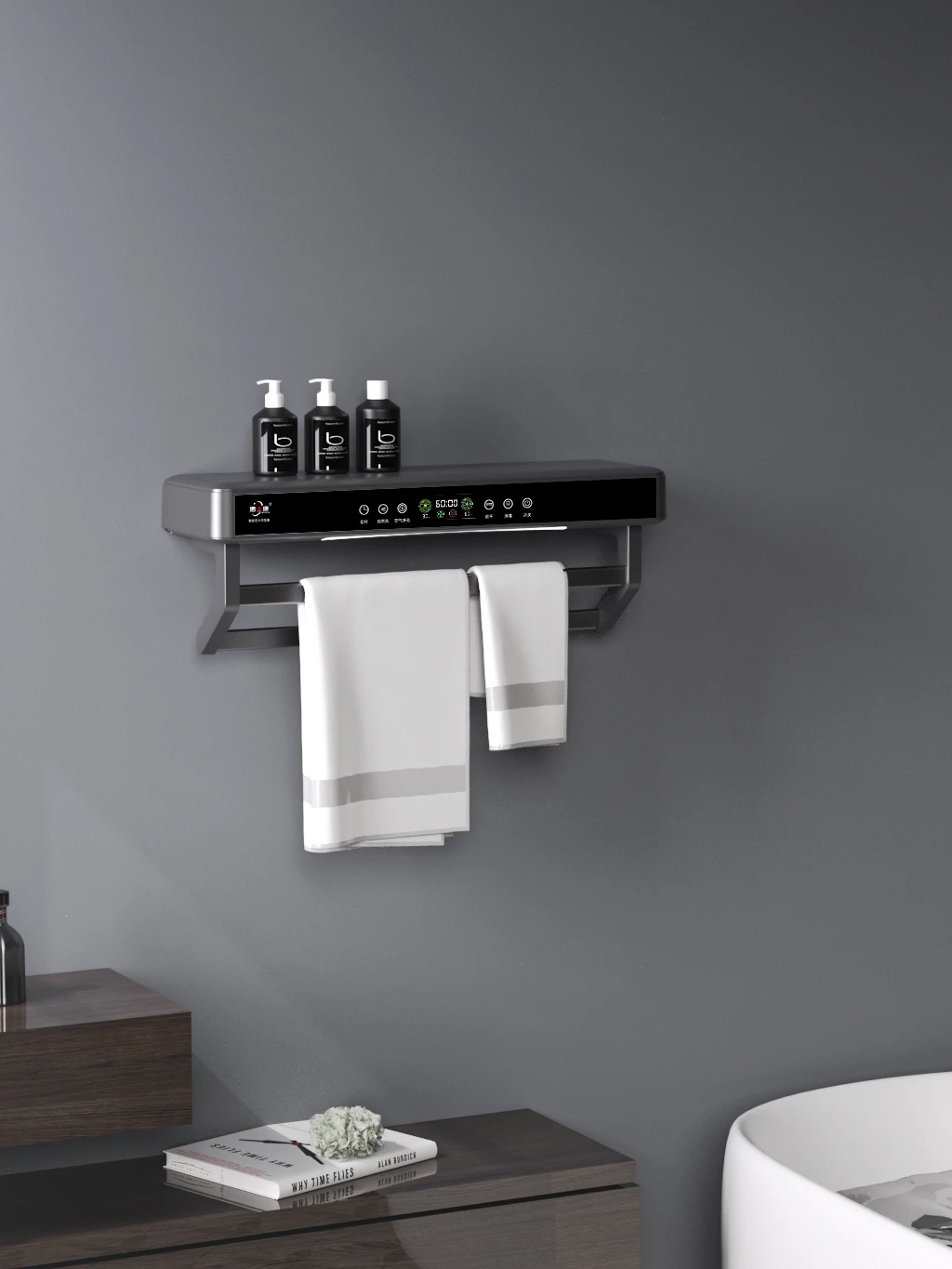 Weshcan Direct Sale Smart Towel Dryer Rack Towel Warmer Dryer Racks Electric Towel Radiators