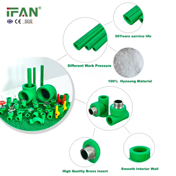 Factory Germany Standard Free Sample OEM Color Plastic Polypropylene PPR Pipe