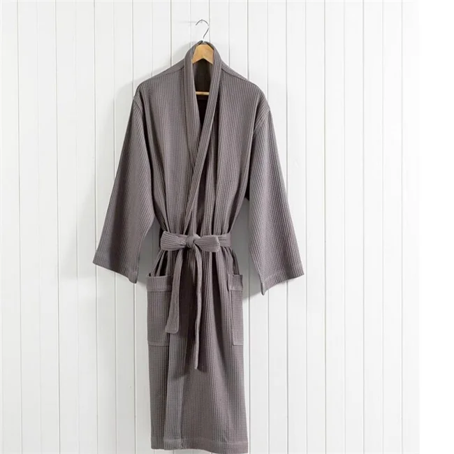 
Hotel Spa Velvet Dressing Gown 100% white cheap Cotton Wholesale hotel bathrobe 