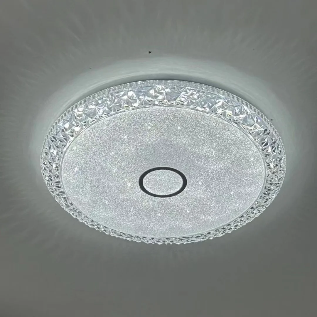Decoration  Fixtures Star Point Crystal Border Ceiling Lamp Surface Mounted Home Modern Led Ceiling Lights