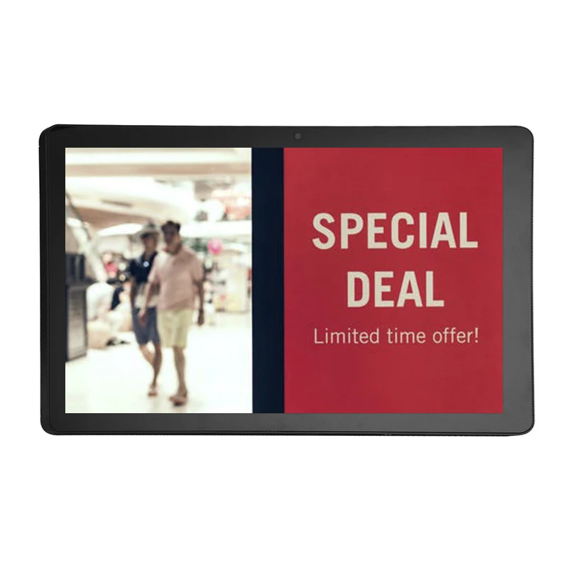 15.6 inches 15' RK3288 Quad Core 1.8GHz Dual-band WiFi POE RJ45 Android 8.0  Touch Screen Advertising Display