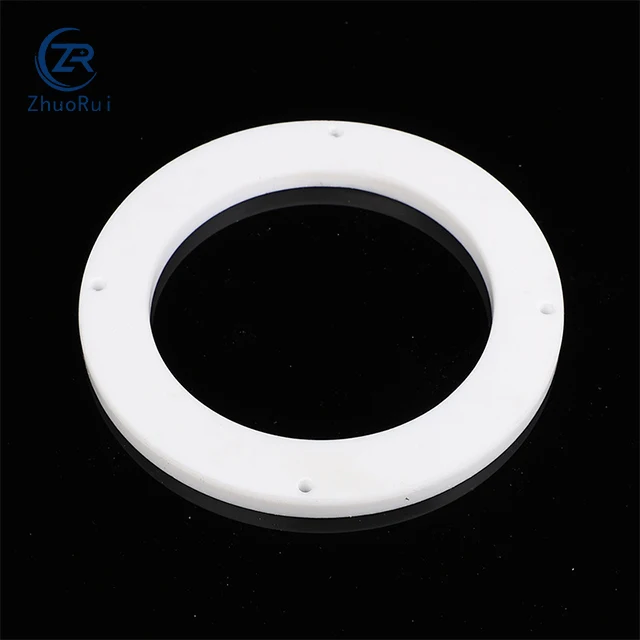 ptfe circular gasket plastic sealing ring milling precision CNC machining parts