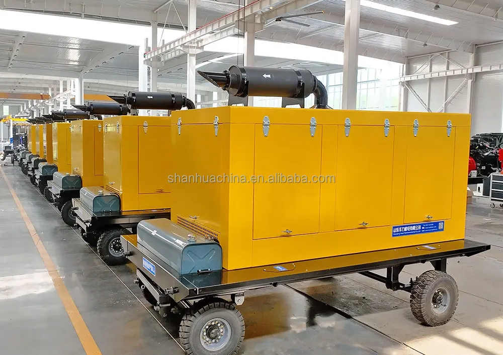 125kva Mobile Diesel Generator for Sale 100kw Trailer Diesel Power Generator Set 3Phase Water Cooled Silent Generator Price