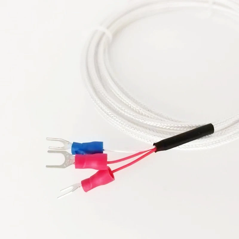 FOCUSENS PT100 DS18B20  PTFE PT100 RTD Professional 3 Wire Temperature Sensor Waterproof Thermistor Probe Temperature