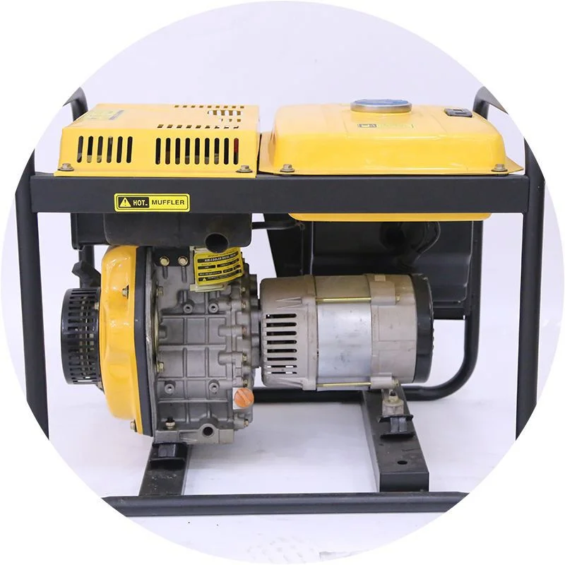 TP2500DG Recoil Starter Price 220V 50HZ 1.7KW Low Rpm Dynamo For Sale