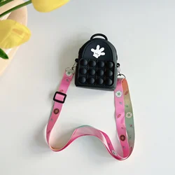 13*9*5cm Pob Bubble Kids Colorful Customized Silicone Purse for Children and Ladies