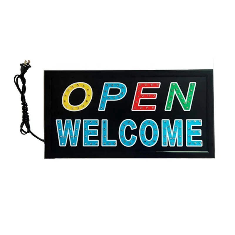 Commercial door head advertising led panel light led notice board nouveau 2020
