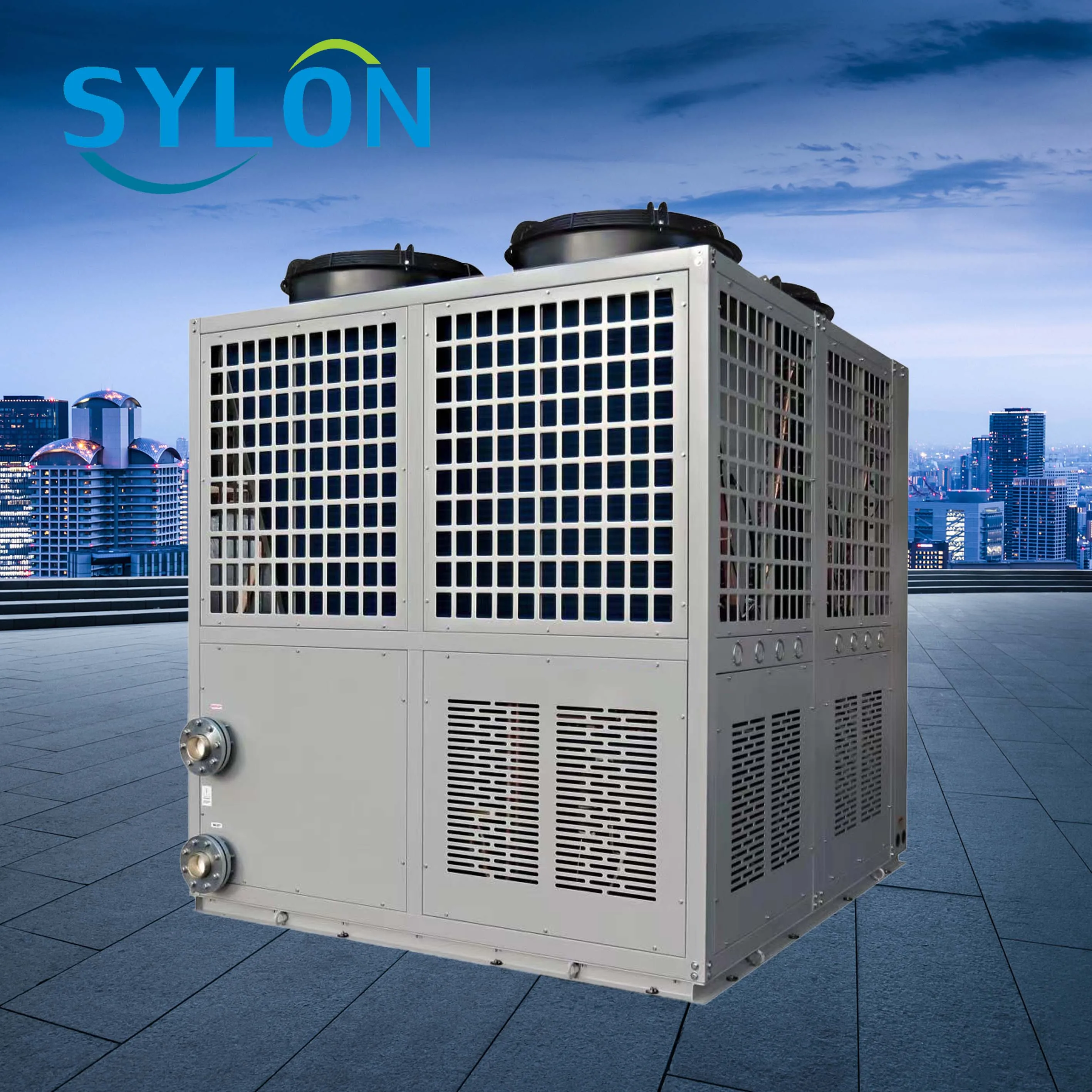 10-105kw Heatpump Air Heat Pumps Wifi R134 Inverter Swimming Pool Water Heater Heating for Swim Pool to Source 12kw Titanium