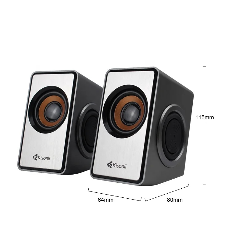 Adjustable volume control USB 2.0 T-007 sound speaker 2.5 inch woofer full range speaker