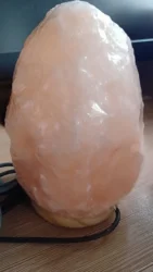 2020 new natural himalayan crystal pink rock table lamp