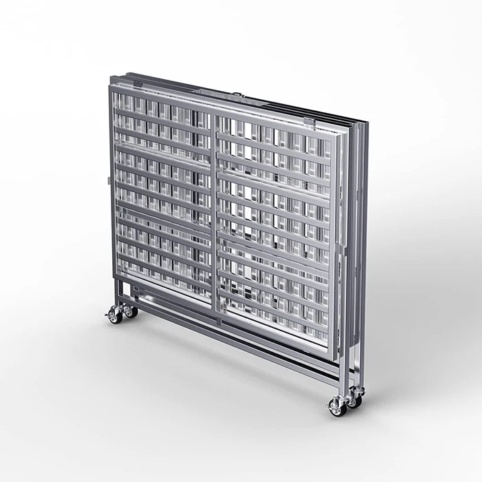 Foldable XL Large Stainless Steel Dog Cage Folding SUS Dog Kennel Box With Toilet Tray