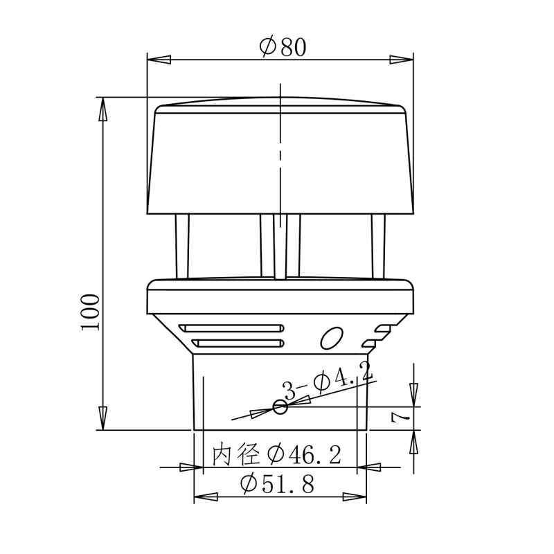 High Precision Mini Weather station Wireless Indoor Outdoor Meteorological Station Weather For Environmental