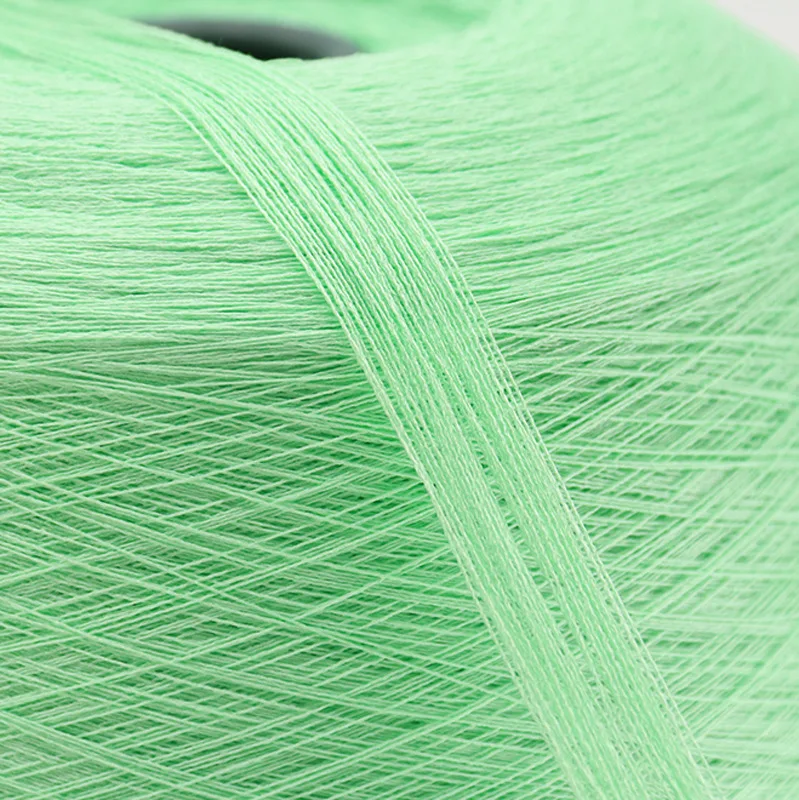 Factory manufacture stock 120/2 100% Viscose Yarn for Fancy Knitting Crochet Embroidery Raw Pattern Ring Spun Yarn Dyeable