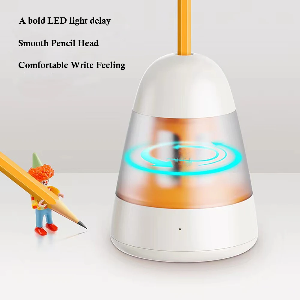 High Quality Automatic Pencil Sharpener Easy to Operate Electric Pencil Sharpener for 7-8 mm Pencil