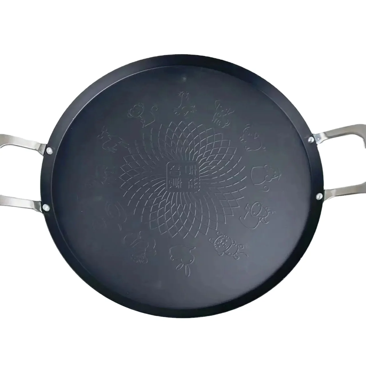 Лидер продаж, Сковорода Из Углеродистой Стали, сковорода для блинов, противень для выпечки Tawa