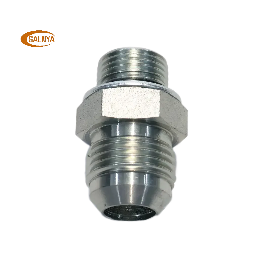 JIC Male 74 Degree Cone Metric Thread Adjustable Stud End L-Series ISO6149-3 hydraulic adapter