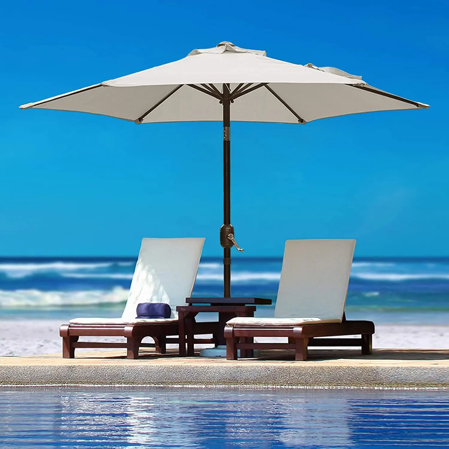 Профессиональное производство, дешевый зонт для внутреннего дворика, винтажный зонт для внутреннего дворика