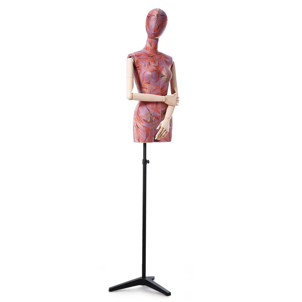 Женский манекен платье-туловище модели манекена с отображением головы и плеч