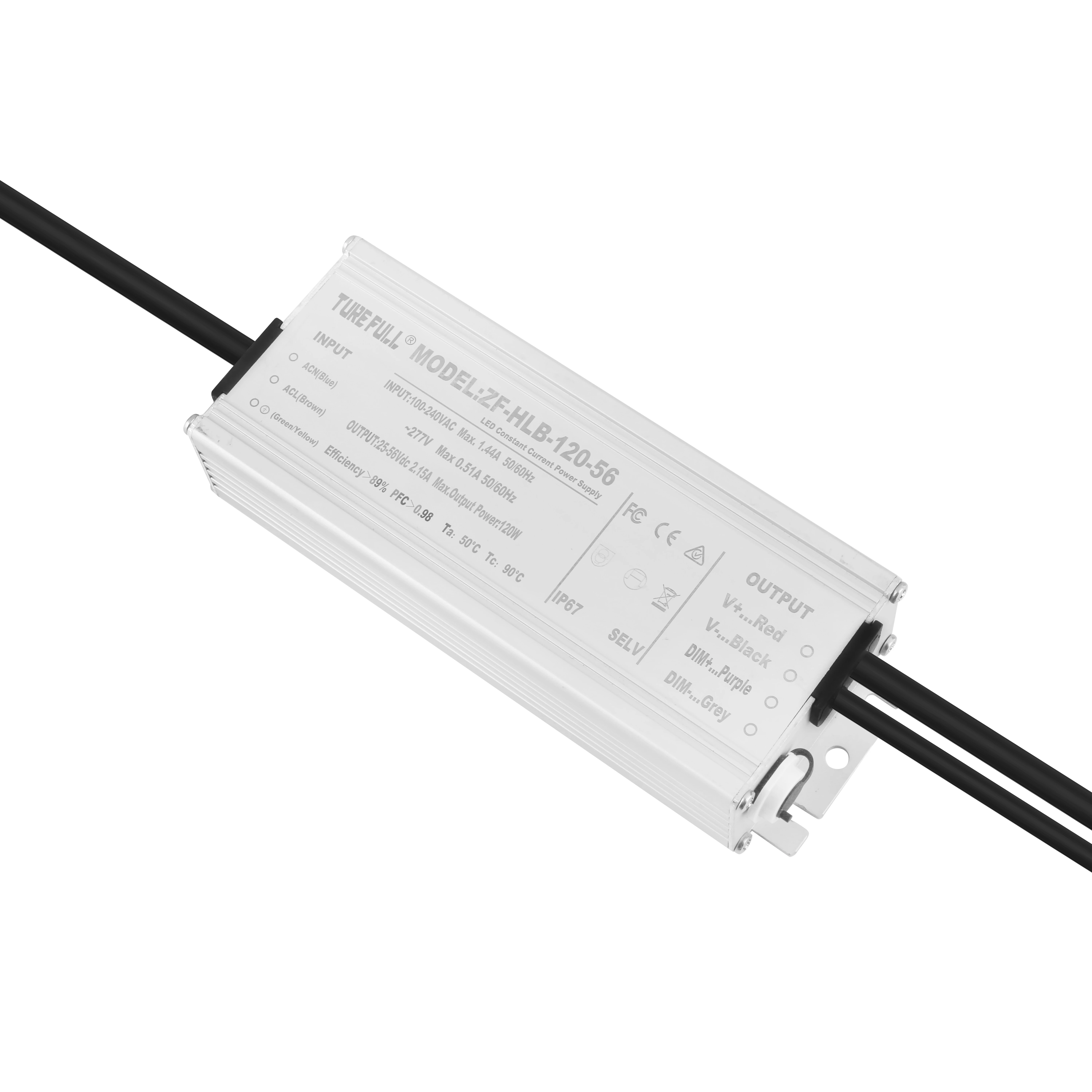 CE Certified 600W-10W Waterproof LED Power Supply Driver IP67 Aluminium Material ROHS Certificate Single Output Constant Voltage
