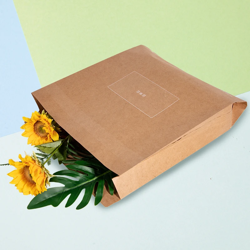 Custom Biodegradable Expandable Kraft Paper Mailer Gusset Kraft Paper Cardboard Envelope