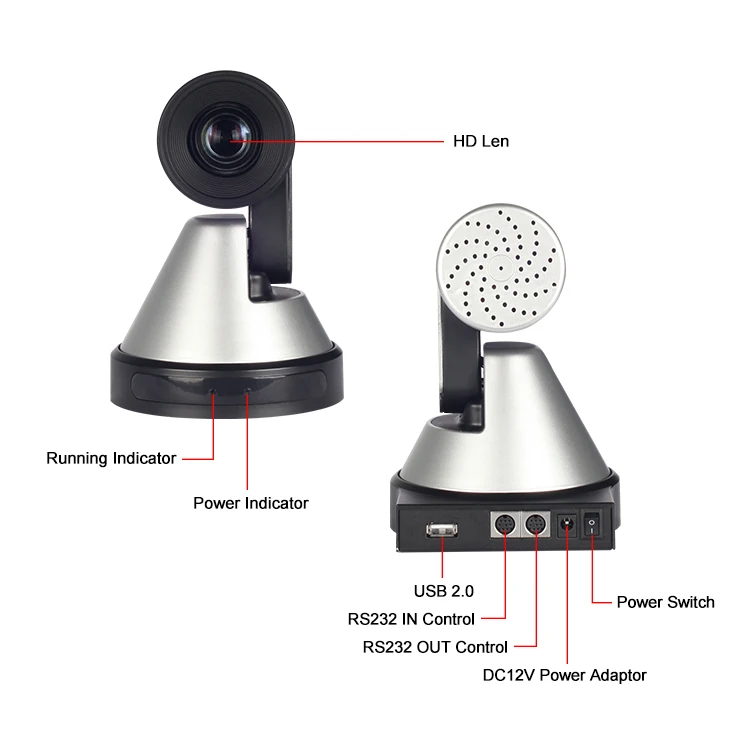4MP HD Optical Zoom Usb Ptz Conference Room Live Video Broadcasting Ptz Video Conference Camera