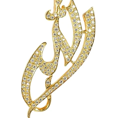 Vintage Muslim jewelry Islam Allah Pendant Necklaces Silver Gold plated Chain Necklace Religious Jewelry