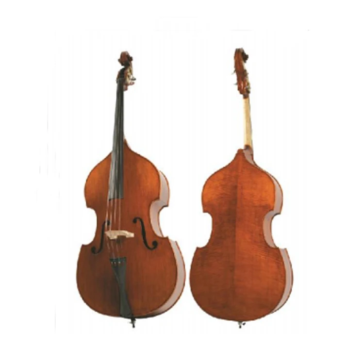 Customized Violins 4/4 Professional Bass Wood Handmade Flamed Violin Bass For Beginner Students