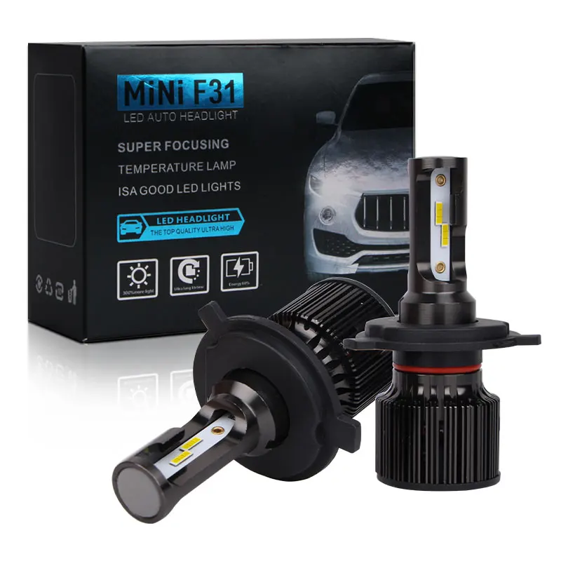 F31 H4 led headlight H1 H3 H7 H11 HB3 9005 881 led lights 12v light bulbs h13 9004 5202 auto lighting systems led headlights