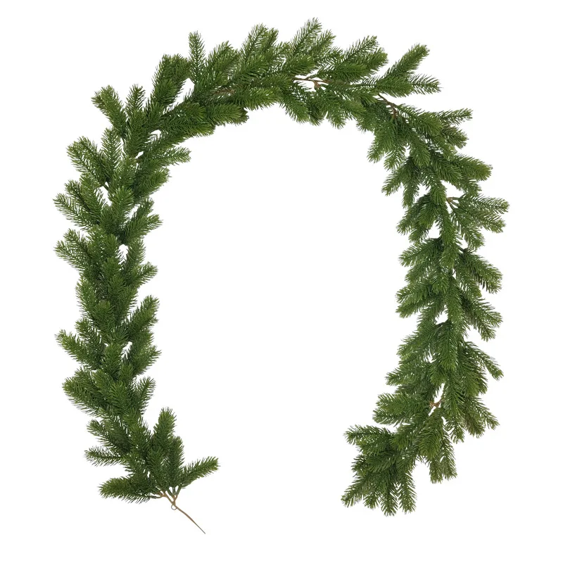 Christmas Garland Decoration Non-Lit Artificial Garland for Outdoor or Indoor Use Premium Quality Soft Green Holiday Decor