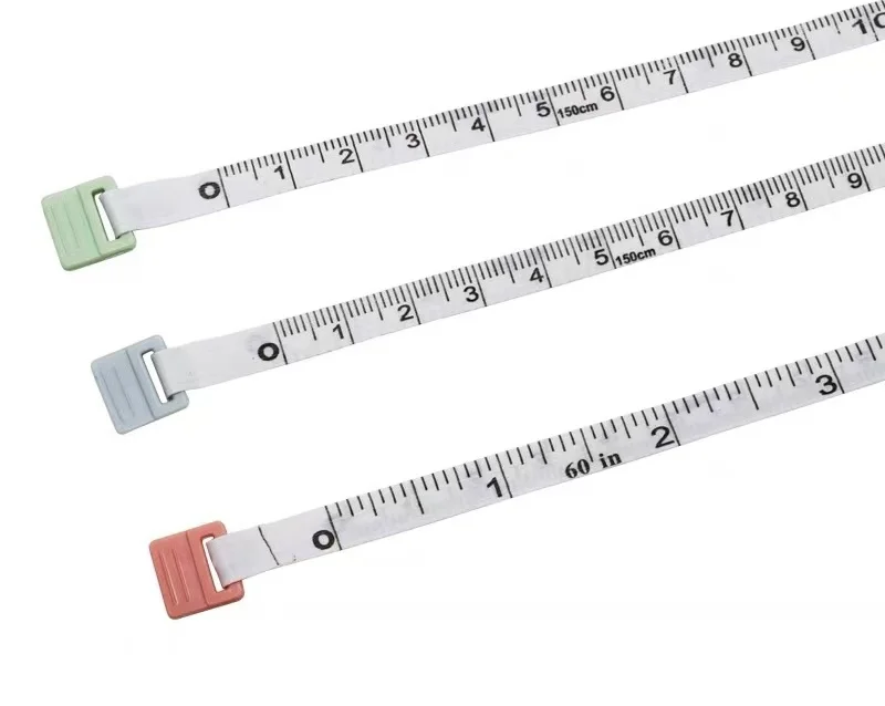 Wholesale  Mini Portable Retractable Keychain Tape Measure Flexible Square Metric Imperial Tailor Measuring ruler