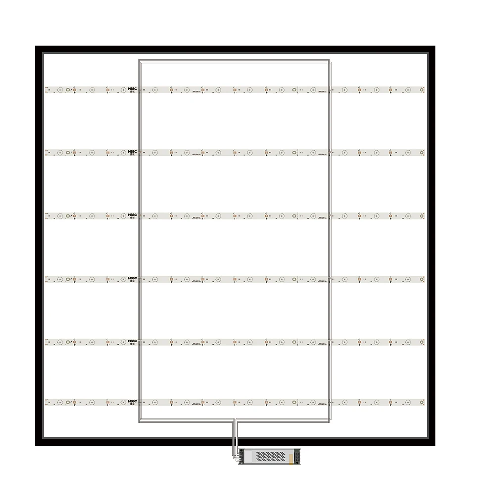 
TV panel light strips backlight strips 4CM light strip advertising led light bar 