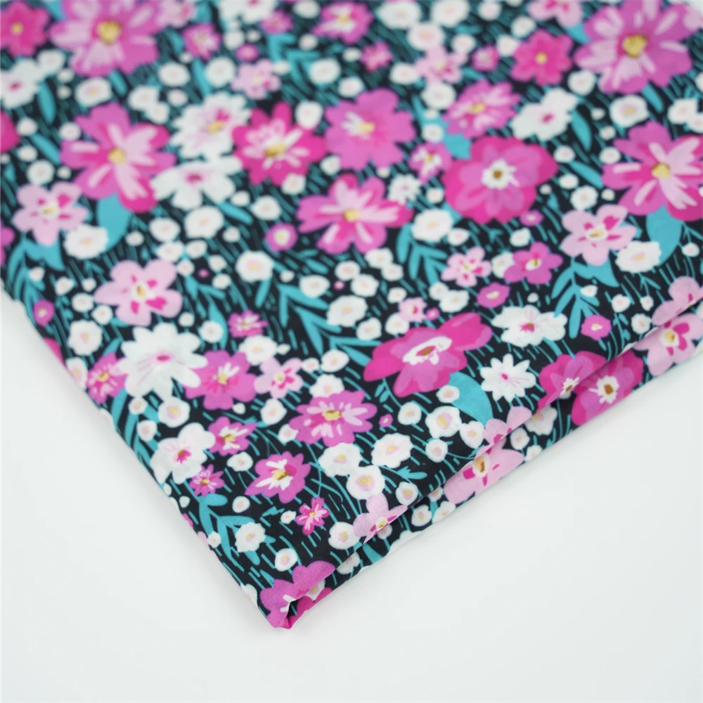 100% Cotton Textile liberty fabric cotton tana lawn Customized Printed tana lawn Fabric For Garments