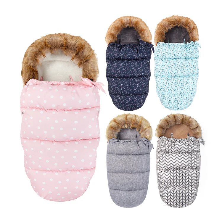 High Quality hot sale wholesale Pram baby footmuff stroller sleeping bag winter buggy footmuff for stroller or car seat