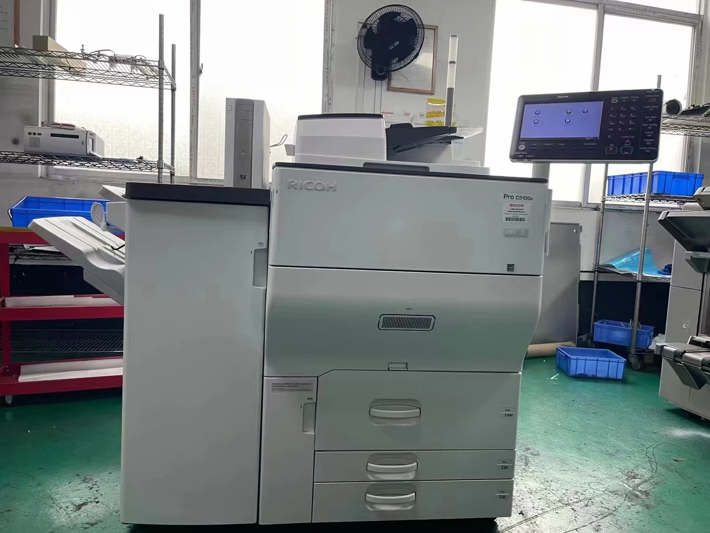 Высококачественный цветной лазерный принтер RICOH PRO C5100S, машина для фотокопирования A3, Восстановленный сканер, копировальная машина