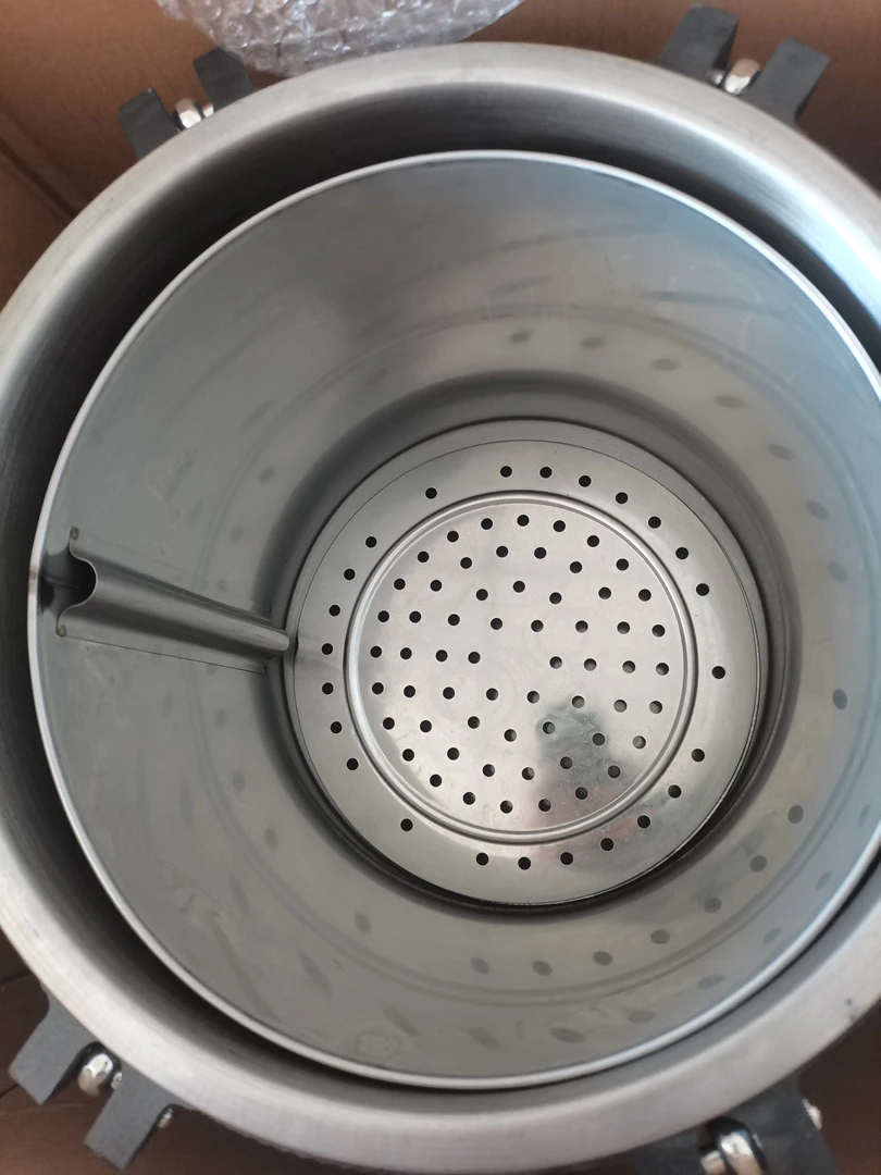 18L 24L Small Mushroom Autoclave Portable Autoclave Sterilizer For Mushroom Cultivation Bags