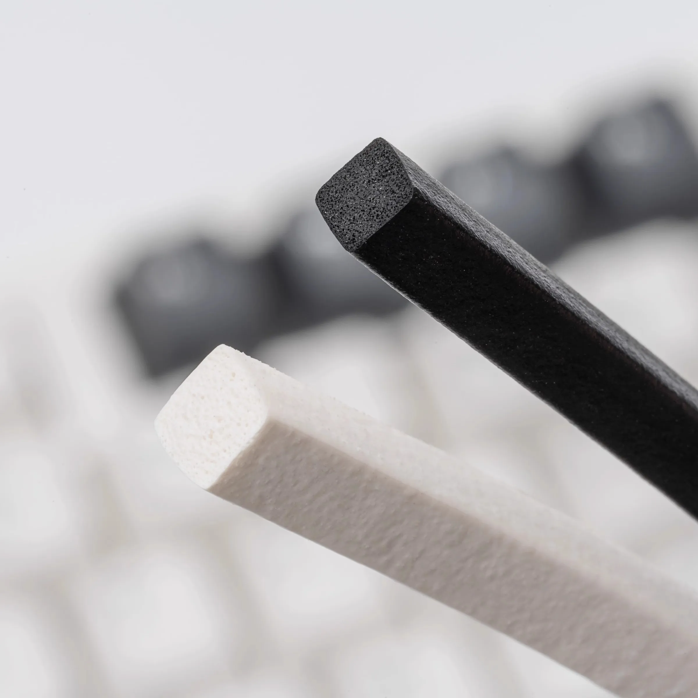 2Pcs Mechanical Keyboard Plate Satellite Shaft Dust-proof Rubber Sealing Strip for Spacebar