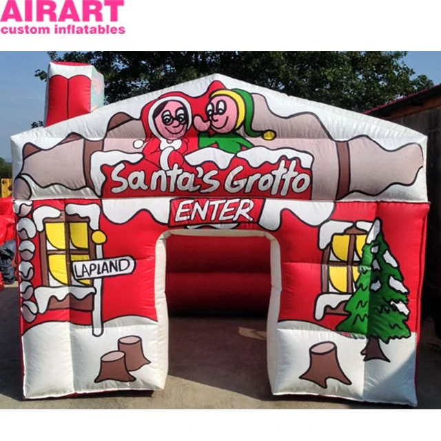 Christmas Decoration,Giant Inflatable Christmas House, Outdoor Camping Tent House