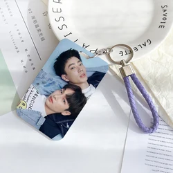 Thai star card card set BibleBuild BrightaWin Yin War school card bus badge high-value keychain one ins Thai star keychain