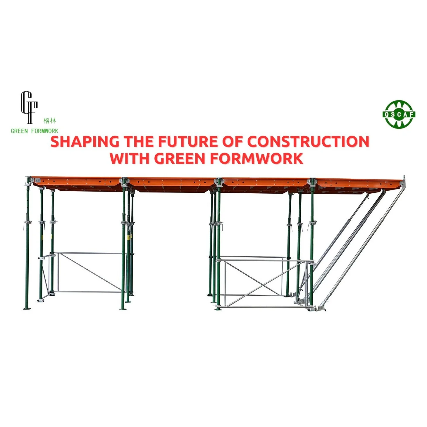 construction concrete building materials Green plastic wall form formwork system  supplies forms with plywood for construction