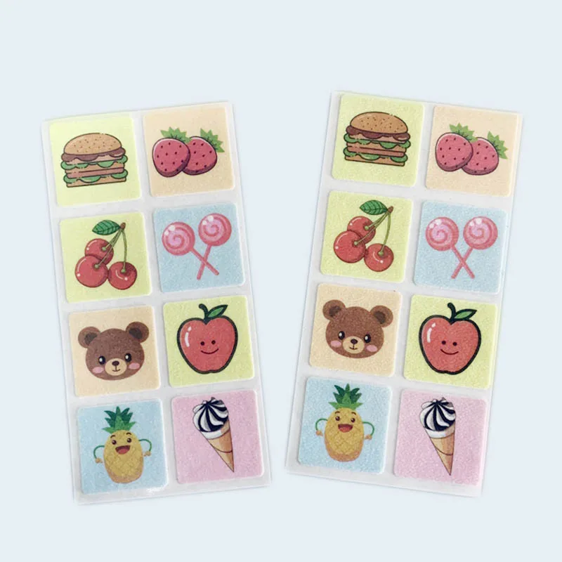  Custom Printing Fragrance Fabric stickers Essential Aroma Oil Scented Stickers for