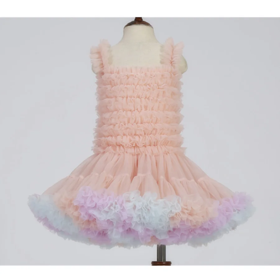 fashion beautiful baby children clothes cute tutu style little girls party dresses