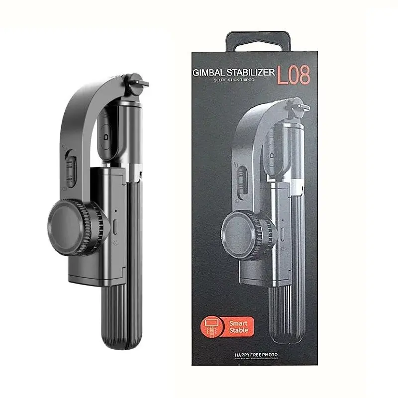 Telescopic Monopod auto cell phone stabilizer BT Remote Shutter Selfie Stick L08 with tripod stand for smartphone