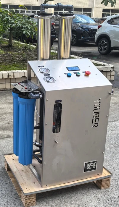 500L water desalination for solar panels glass clean water plant manufacturers reverse osmosis system purification water