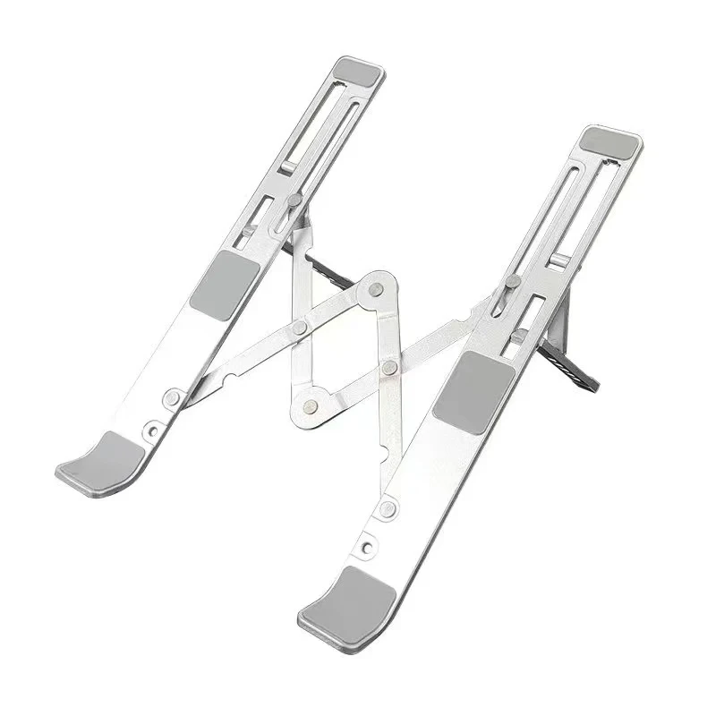 Hot Sales Folding Height Adjustable Aluminum Foldable Portable Laptop PC Stand Adjustment Desktop Laptop Holder Riser Stand