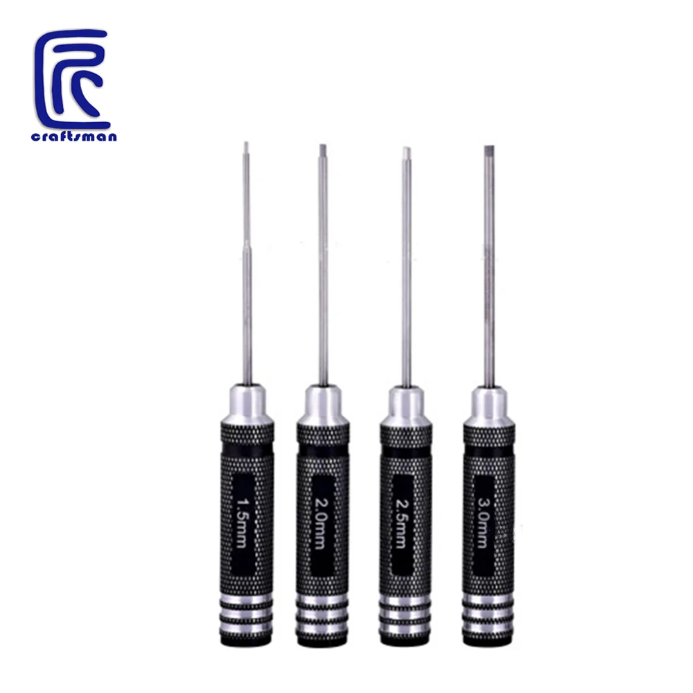 Aluminum Alloy Handle 2.5mm Hex Screwdriver for RC Hobby Model Car Heli Repair