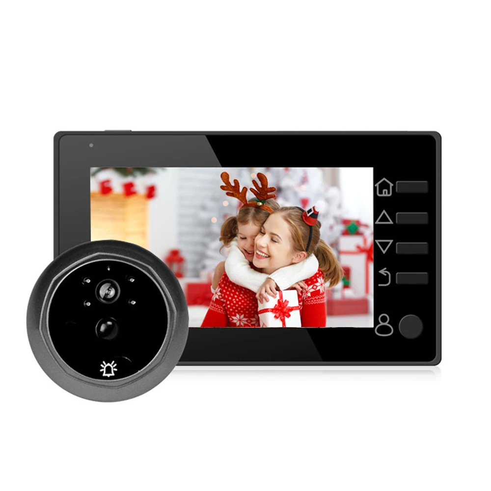 4.3 inch Video peephole Digital Door Camera Doorbell IR Night Vision PIR Motion Detection Peephole Camera Visual Doorbell
